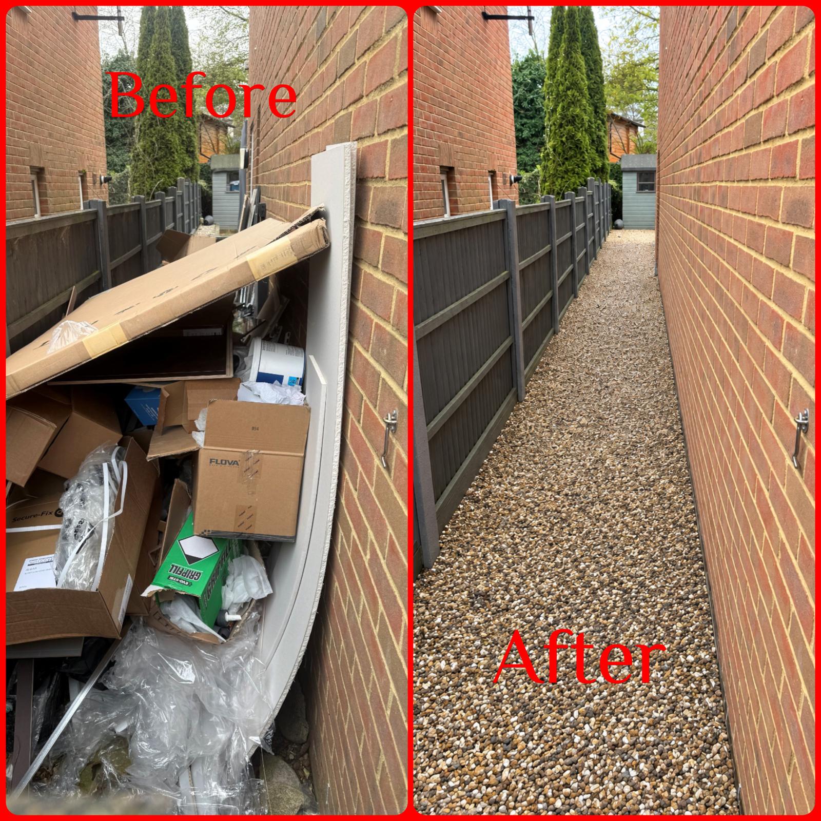 Work shared by Man & Van Waste Removal - R S Skips