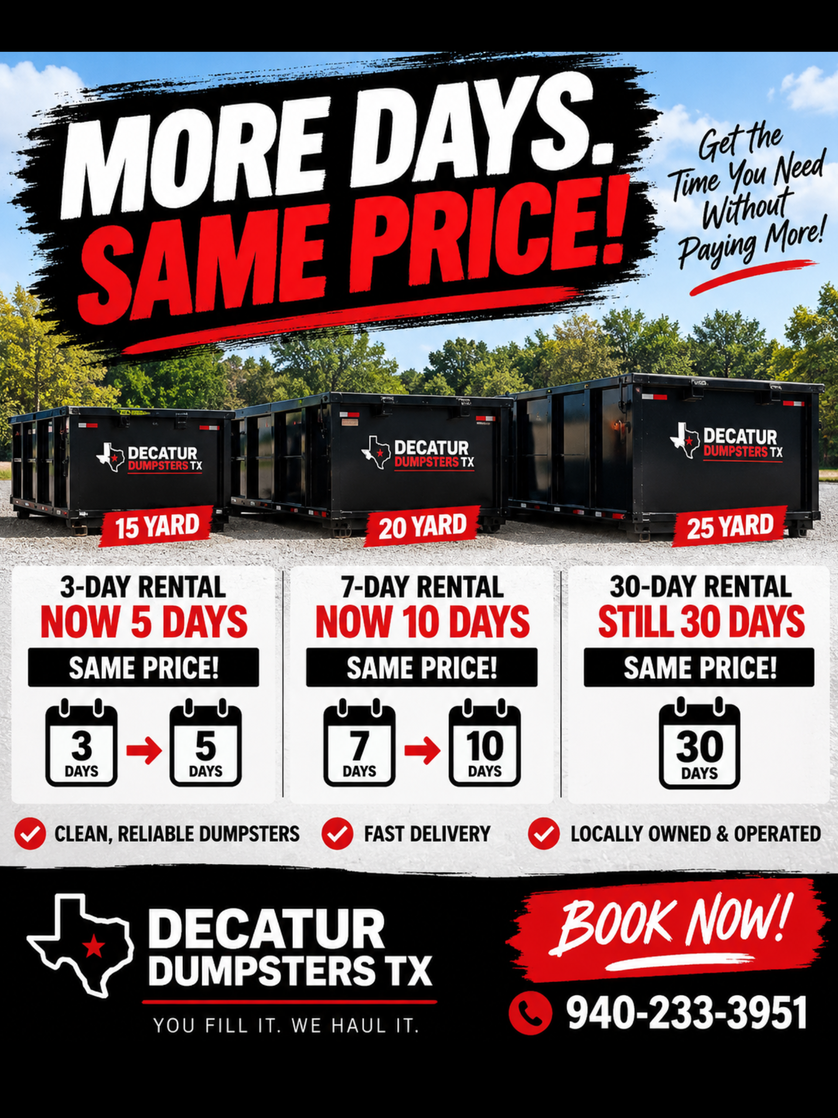 Work shared by Decatur Dumpsters TX