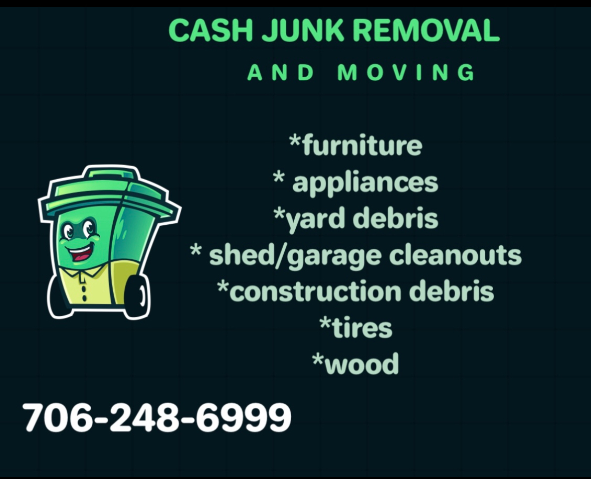 Cash junk removal and moving logo